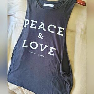 Spiritual Gangster Peace & Love Tank Top size S